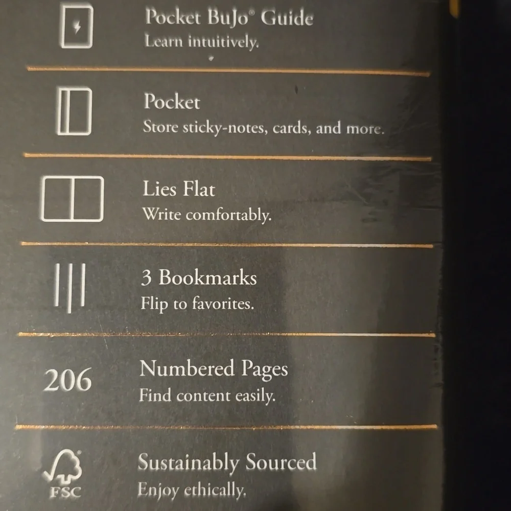 ❤️BUY 5 GET 3 FREE  Bullet Journal Edition 2, Black, Retail  $31.50US